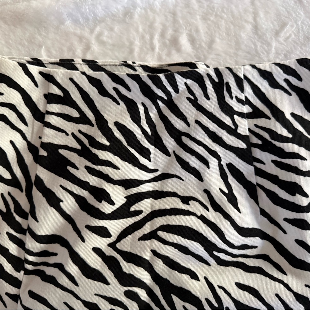Shein Y2K 90’s Club Rave Zebra Print Short Mini Skirt S - Picture 2 of 5